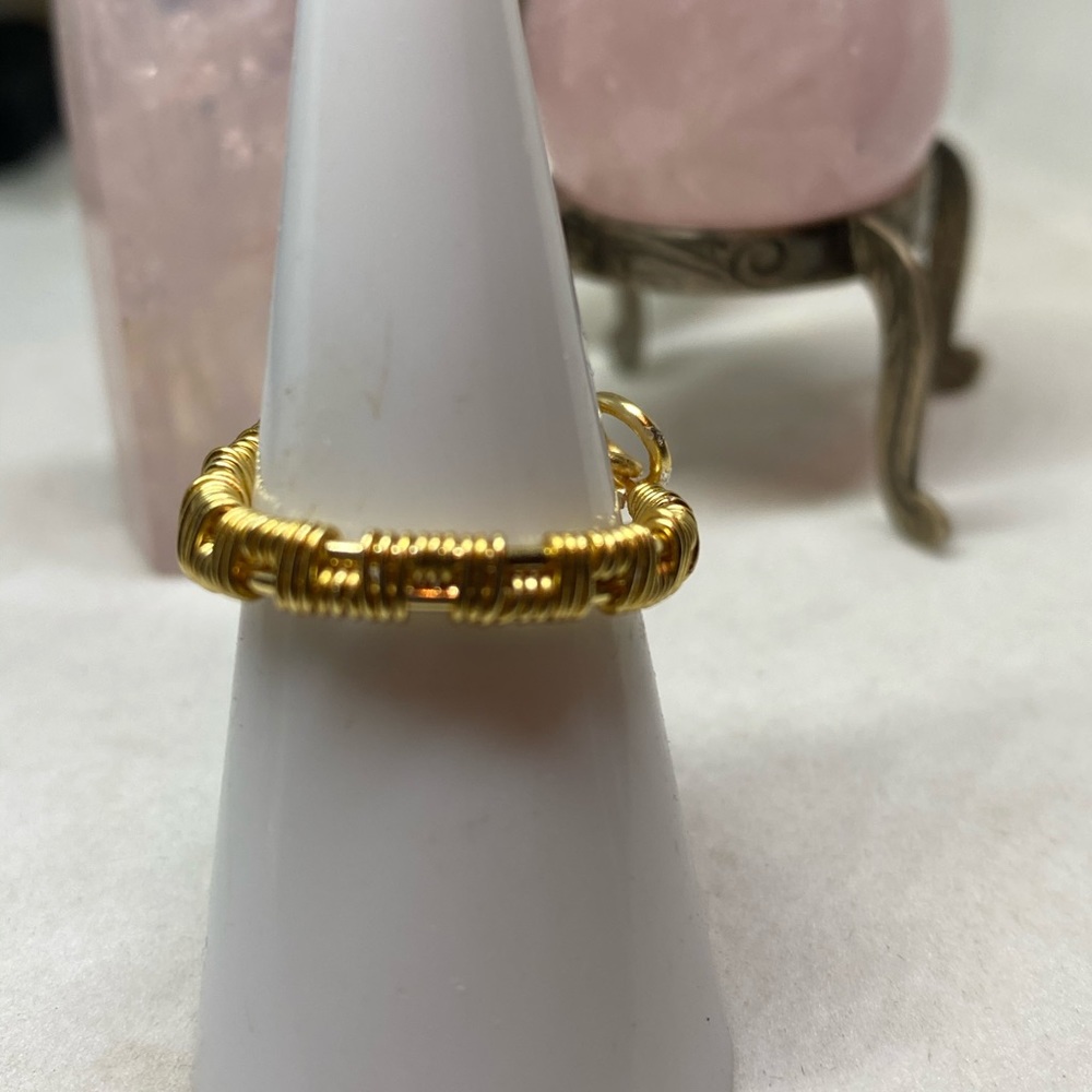 Handmade wire wrapped ring - Picture 3 of 6